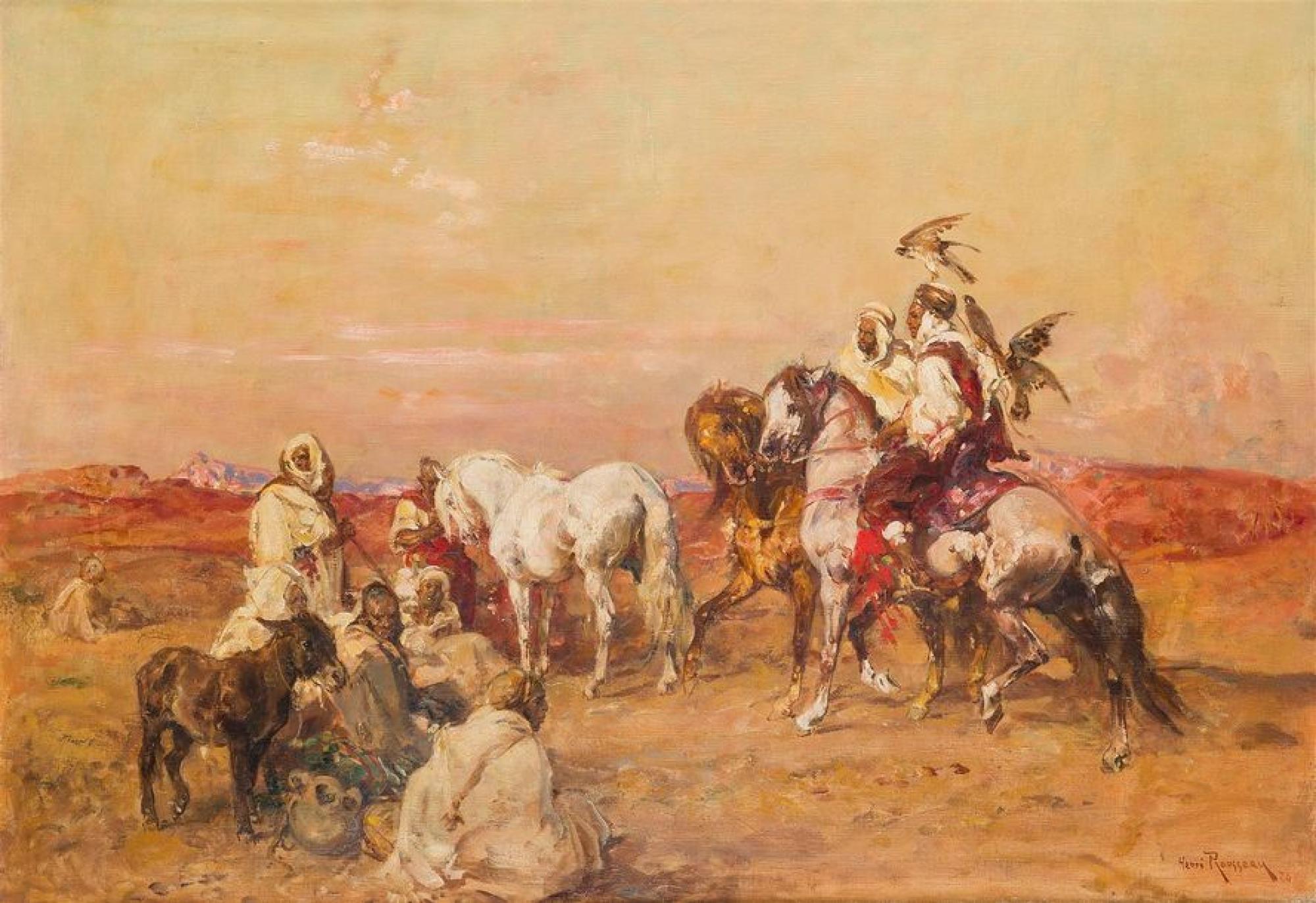 Henri Emilien Rousseau Prix côte valeur tableau orientaliste