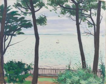 Résultat de vente de Albert Marquet : Bassin d’Arcachon, jardin au Pyla (1935). Estimation, provenance et expertise avec Artexpertise.fr